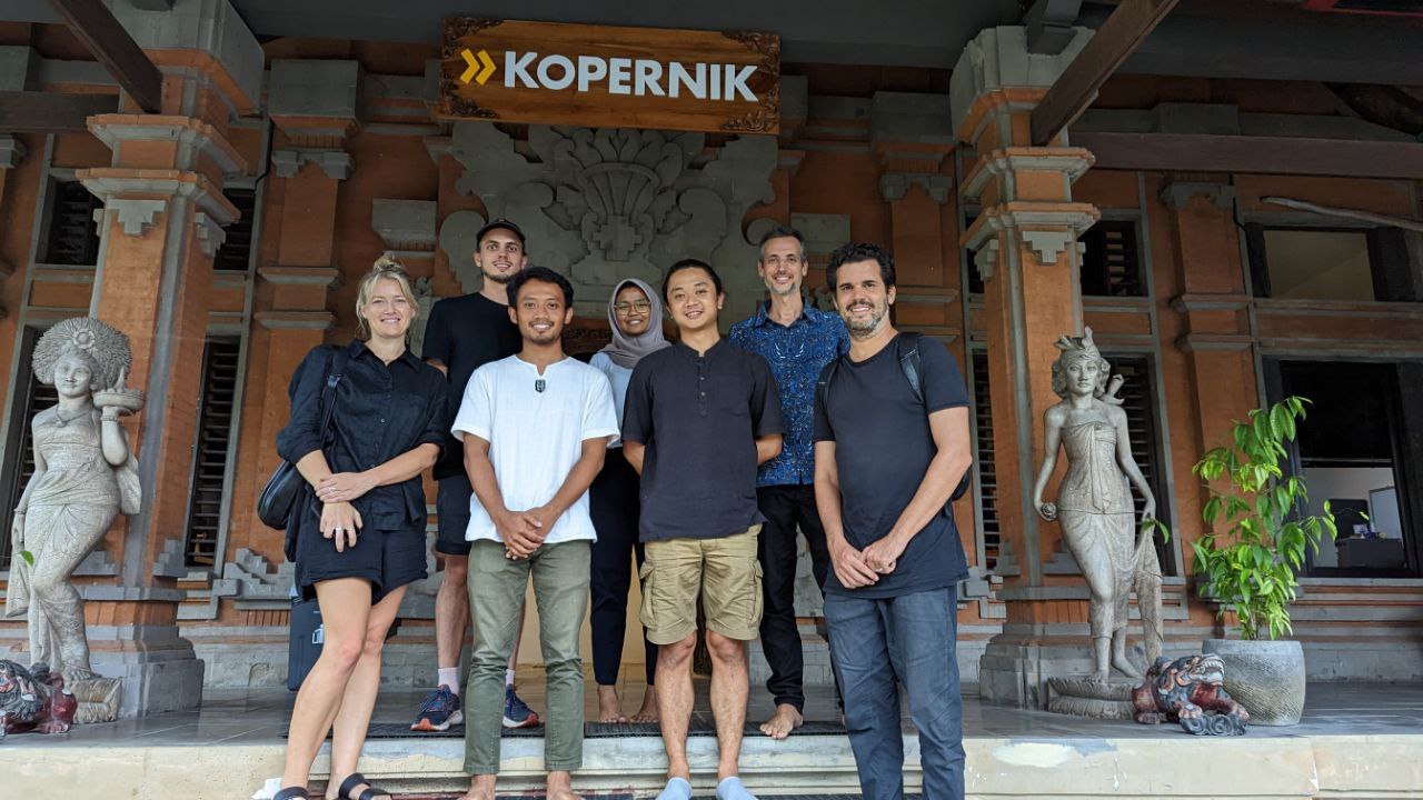 Fab City Foundation team visits Kopernik’s headquarters in Ubud, November 22, 2022.